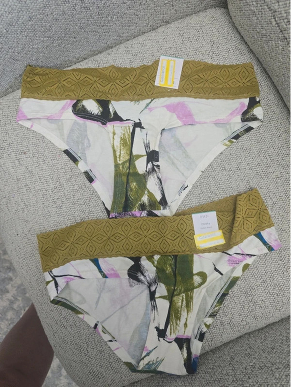 Small brand new women's panties from target item 1244 bin 23